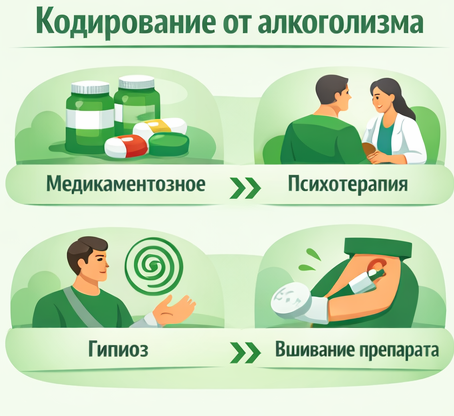 кодирование от алкоголизма в Талдоме Санати